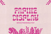 Fapihe Groovy Font, a Font by Authentic Studio (Thumbnail 1 of 6)