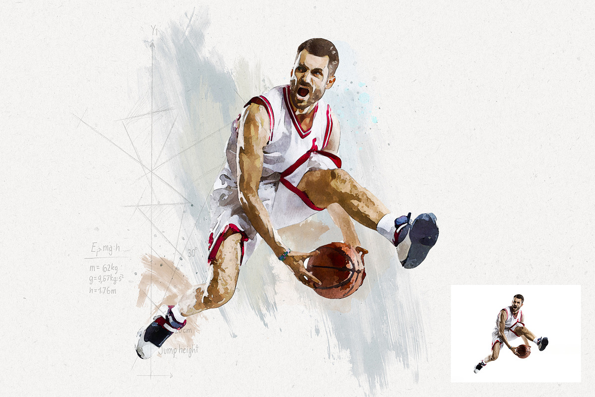 Watercolor sketch photoshop effect, an Action Add-On by Shovajit (Photo 3 of 7)