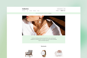 Collective: an eCommerce-like theme