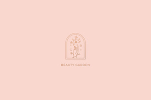 BEAUTY GARDEN Logo Template