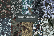 China Flecktarn Camouflage Patterns, a Pattern Graphic by 3Y_Design (Thumbnail 1 of 6)