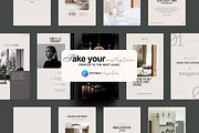Real Estate Post + Story Templates, a Social Media Template by Prapti Design (Thumbnail 7 of 14)