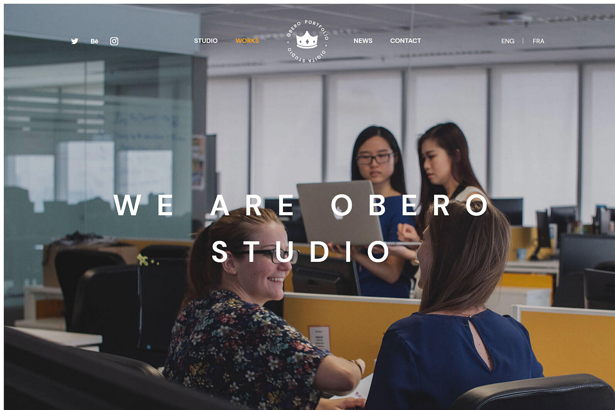 Digital Agency HTML Template - Obero, a Bootstrap Template by HasThemes (Photo 1 of 3)