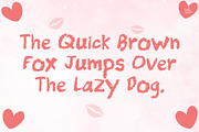 Lipstick | Handwriting font, a Handwritten Font by LivelyAutumn11.11 (Thumbnail 4 of 5)