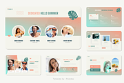 Hello Summer Powerpoint, a Presentation Template by Pixslides (Thumbnail 3 of 6)