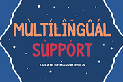 Christmas In Winter Font, a Sans Serif Font by Marvadesign (Thumbnail 6 of 7)