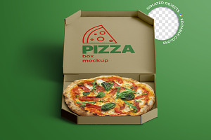 Pizza Box Mockup & Scene Creator