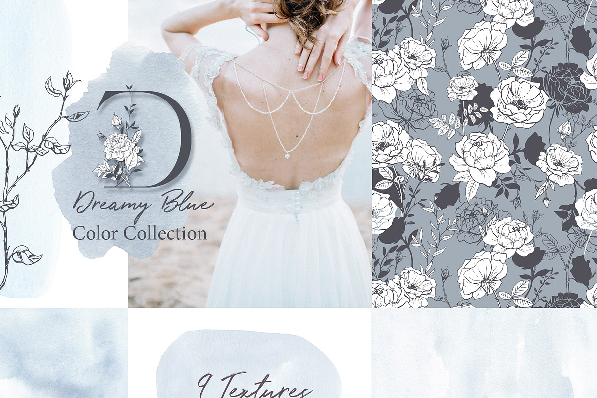 Rich Botanicals & Monograms, a Texture Illustration by Pink Ocean (Photo 11 of 17)