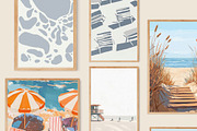 Coastal Wall Art Prints Bundle, a Background Graphic by Artemsky (Thumbnail 3 of 15)