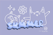 Love Bubble Font, a Font by Artcoast Fonts (Thumbnail 5 of 10)