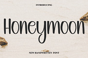 Honeymoon, a Handwritten Font by FreshTypeINK (Thumbnail 1 of 8)