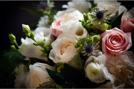 Bridal bouquet closeup elegant, a Nature Photo by Ylivdesign