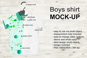 Boys shirt Mock-up