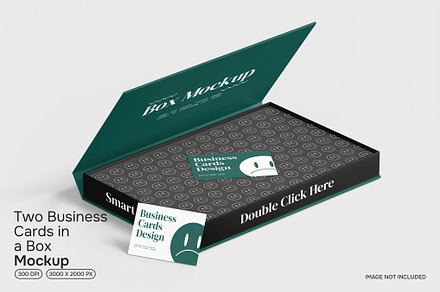 Business Card Box Mockup