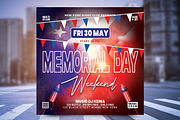 Memorial Day Flyer, a Flyer Template by Poushe Design (Thumbnail 1 of 3)
