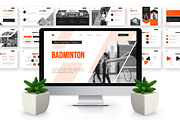 Badminton - Sport Google Slide, a Presentation Template by Deepslide Studio (Thumbnail 4 of 6)