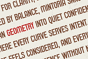 Mintoria is a modern sans serif font, a Sans Serif Font by Brown Cupple (Thumbnail 7 of 10)