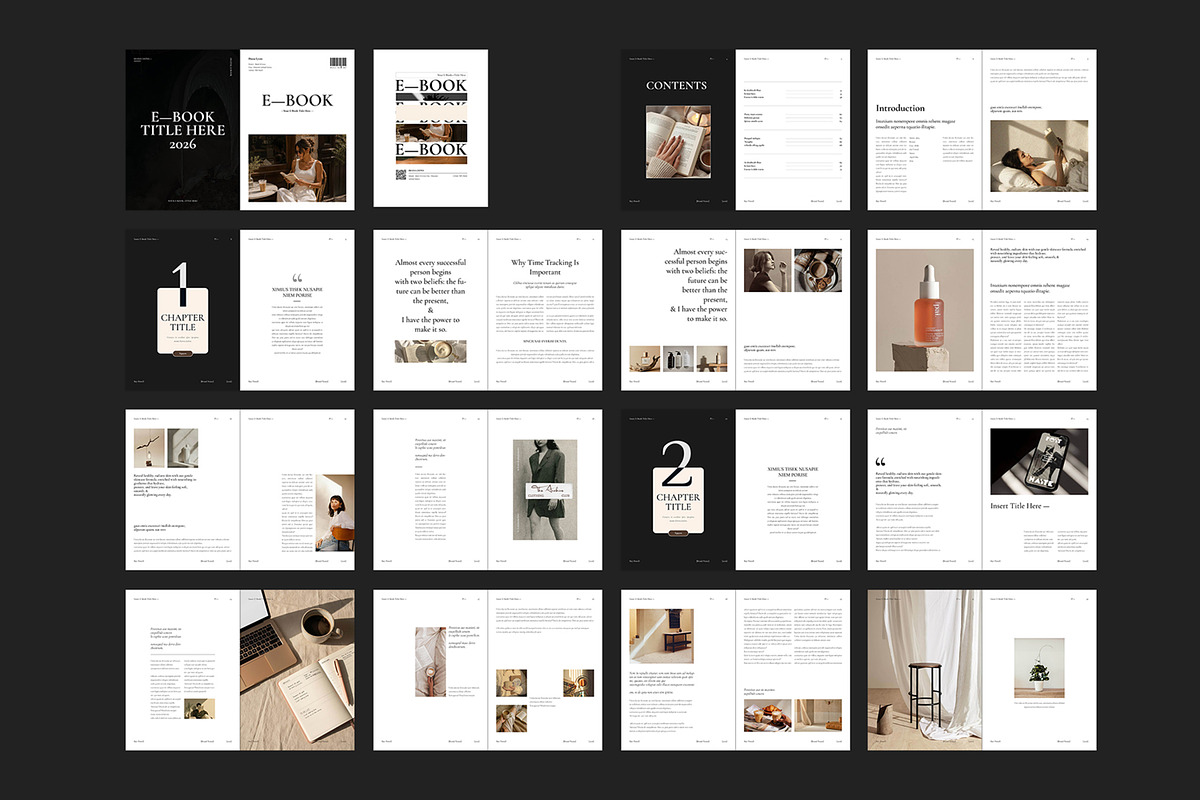 Digital E-Book Design Template, a Magazine Template by Olion Lora (Photo 15 of 16)