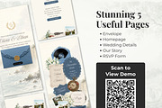 Dusty Blue Wedding Website, a Landing Page Template by Everyday Perfection (Thumbnail 4 of 12)