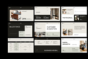Minimal Black White Pitch Deck PPT, a Presentation Template by Neermana (Thumbnail 3 of 4)