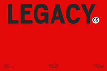 CS Legacy – Bold Font