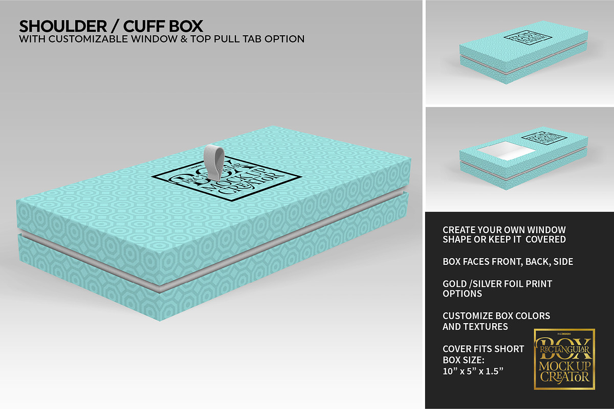Rectangular Box Mock Up Creator, a Packaging Mockup by INCDesign (Photo 31 of 44)