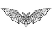 14 Halloween coloring pages, an Animal Illustration by Somjai King (Thumbnail 11 of 15)