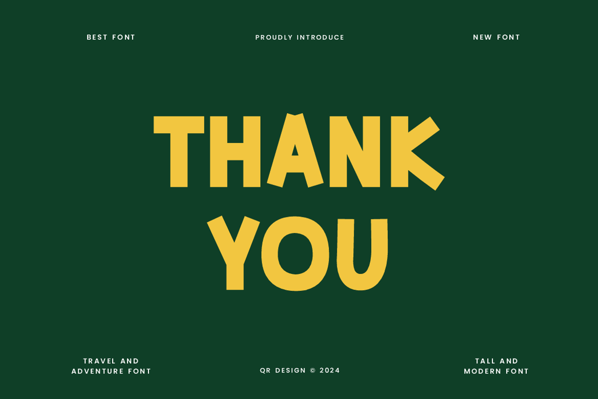Jungler Traveling Paint & Adventure, a Sans Serif Font by QR Design Studio (Photo 6 of 6)