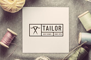 Retro tailor seal logotype, a Branding & Logo Template by Magda (Thumbnail 1 of 2)
