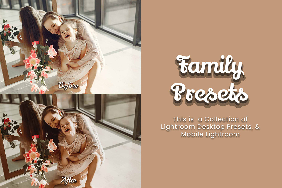 30 Family Lightroom Presets, a Preset Add-On by 3Motional (Photo 2 of 10)