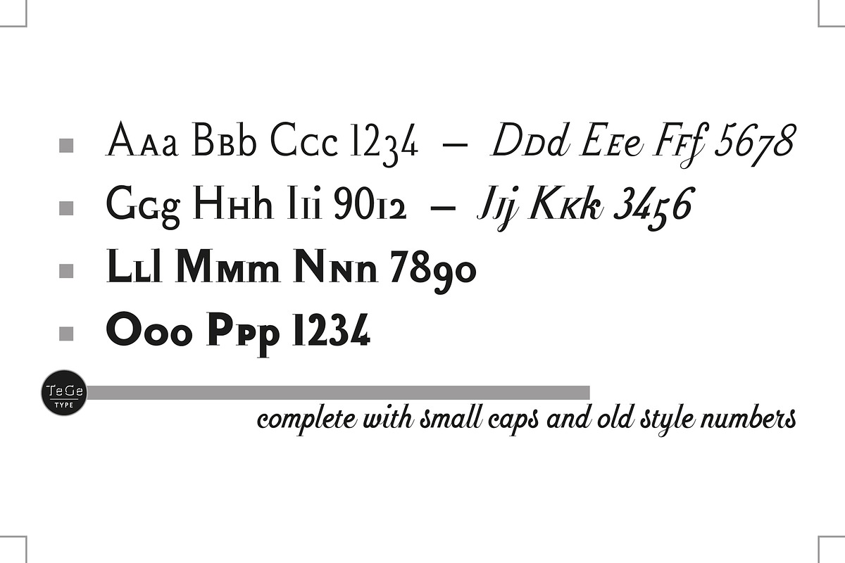 Falace, a Serif Font by TeGeType foundry (Photo 6 of 7)