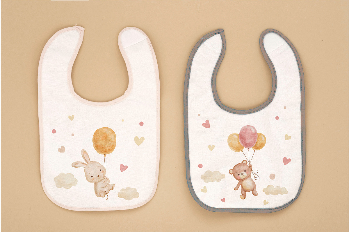 Hello baby - cute collection, an Animal Illustration by ElenaPlatovaArt (Photo 3 of 11)