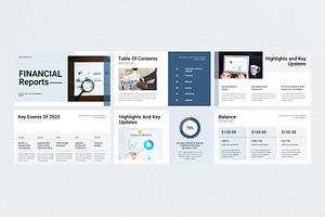 Financial Reports Keynote Template