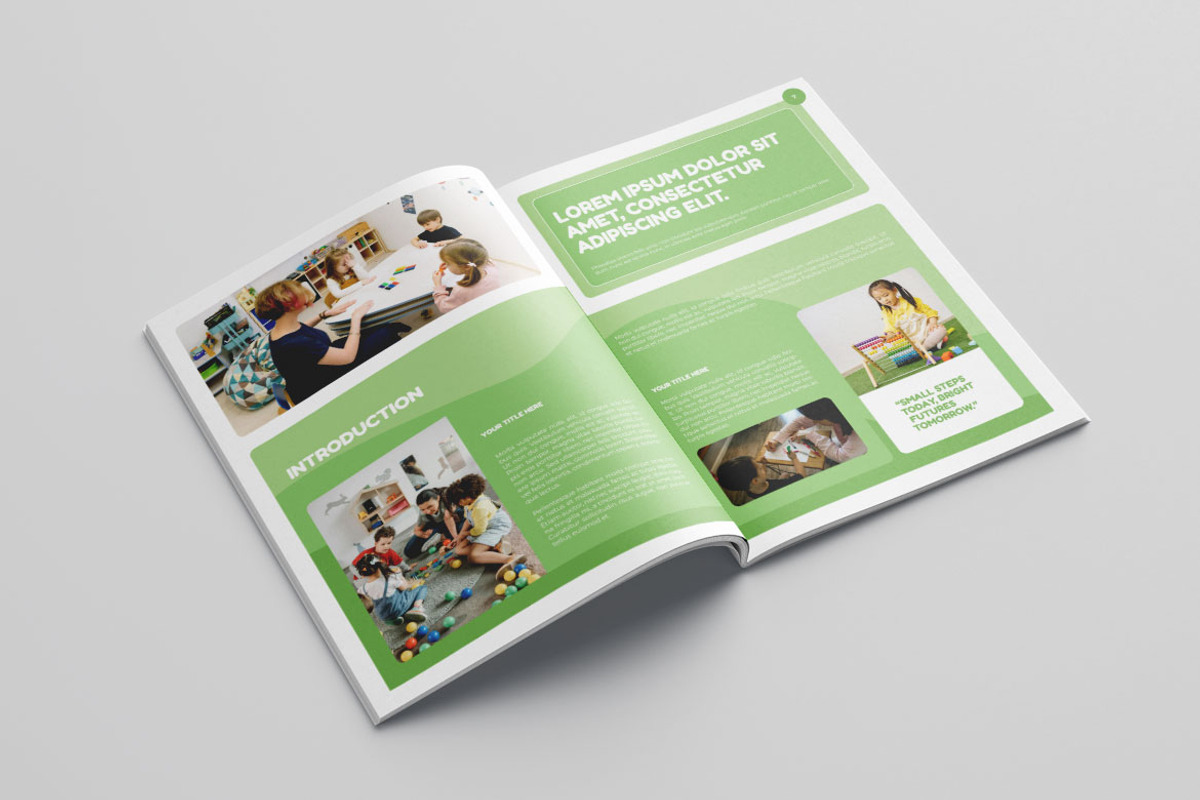 Preschool Brochure Vol.10, a Brochure Template by Bewalrus Studio (Photo 4 of 11)