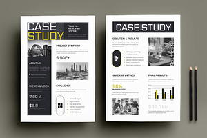 Case Study Flyer Template
