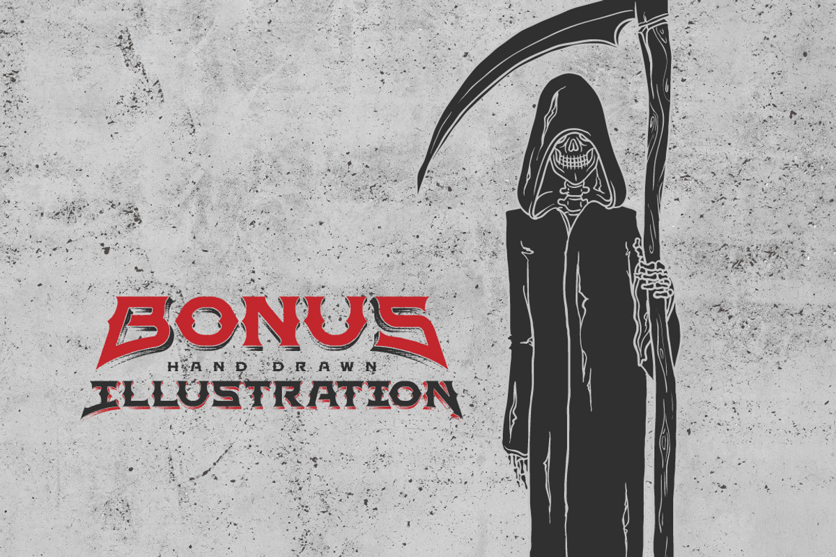 Insane Fear font preview 2