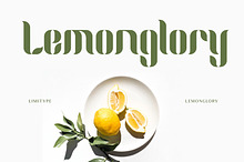 Lemon Glory - Flowers Font