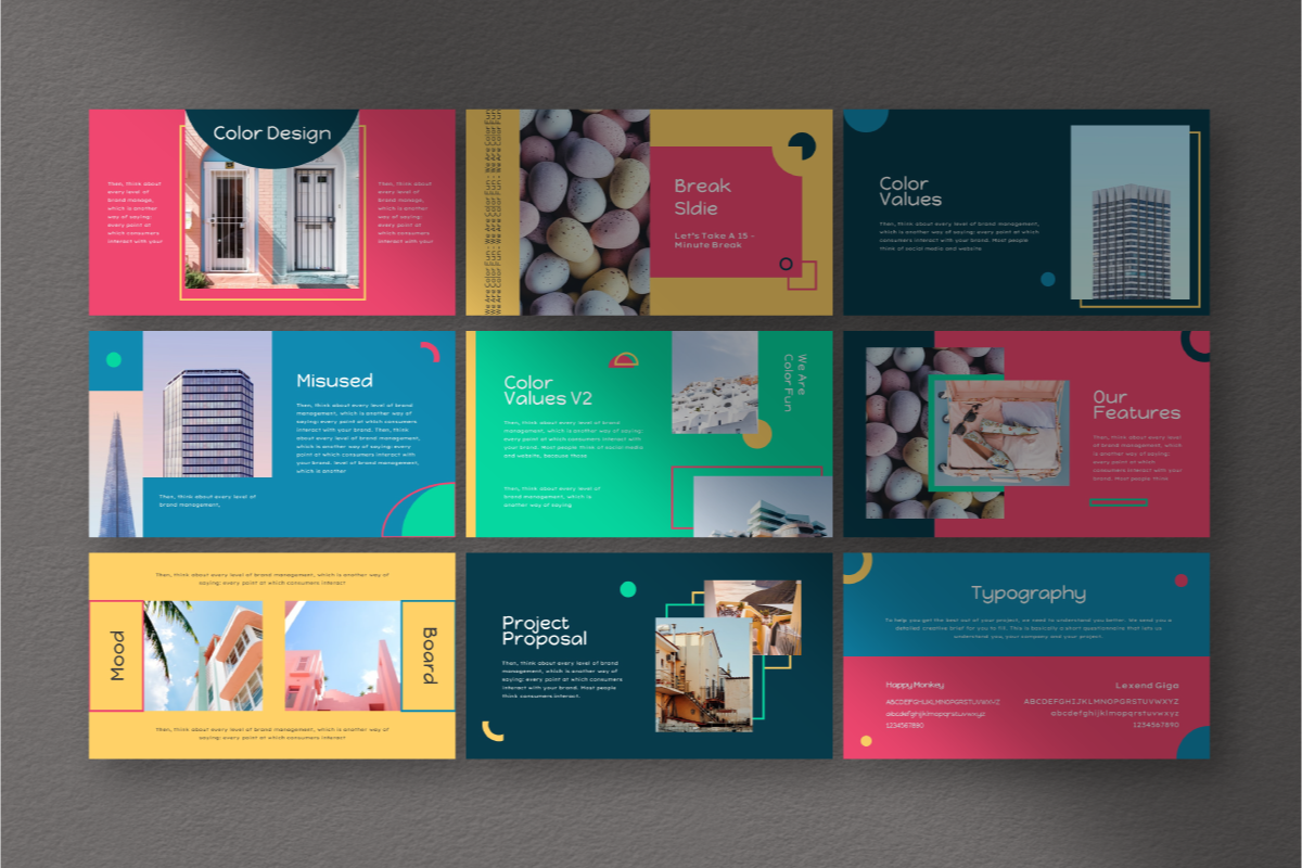 Color Fun Google Slide Template, a Presentation Template by Inkofert (Photo 6 of 8)