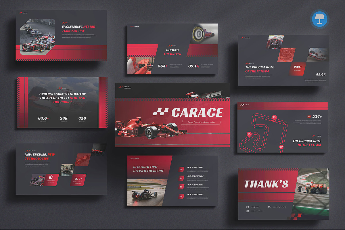 Racing F1 Keynote, a Presentation Template by Pixslides (Photo 1 of 6)