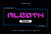 Alboth Rough, a Sans Serif Font by Craft Supply Co. (Thumbnail 1 of 8)