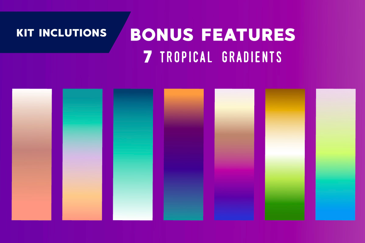 TROPICAL SURF VIBES - Creator Kit, an Icon by Walking_Designs (Photo 16 of 19)