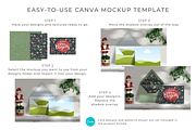 16 Christmas Card Canva Mockups, a Merchandise Mockup by Mockup Scene (Thumbnail 3 of 23)