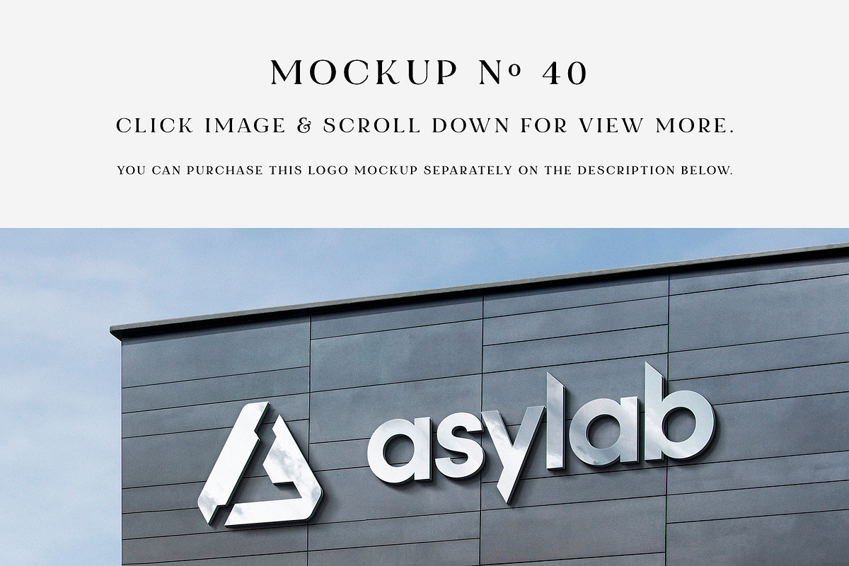 50 Logo Mockup Branding Bundle - V4, an Advertising Mockup by Asylab (Photo 45 of 56)