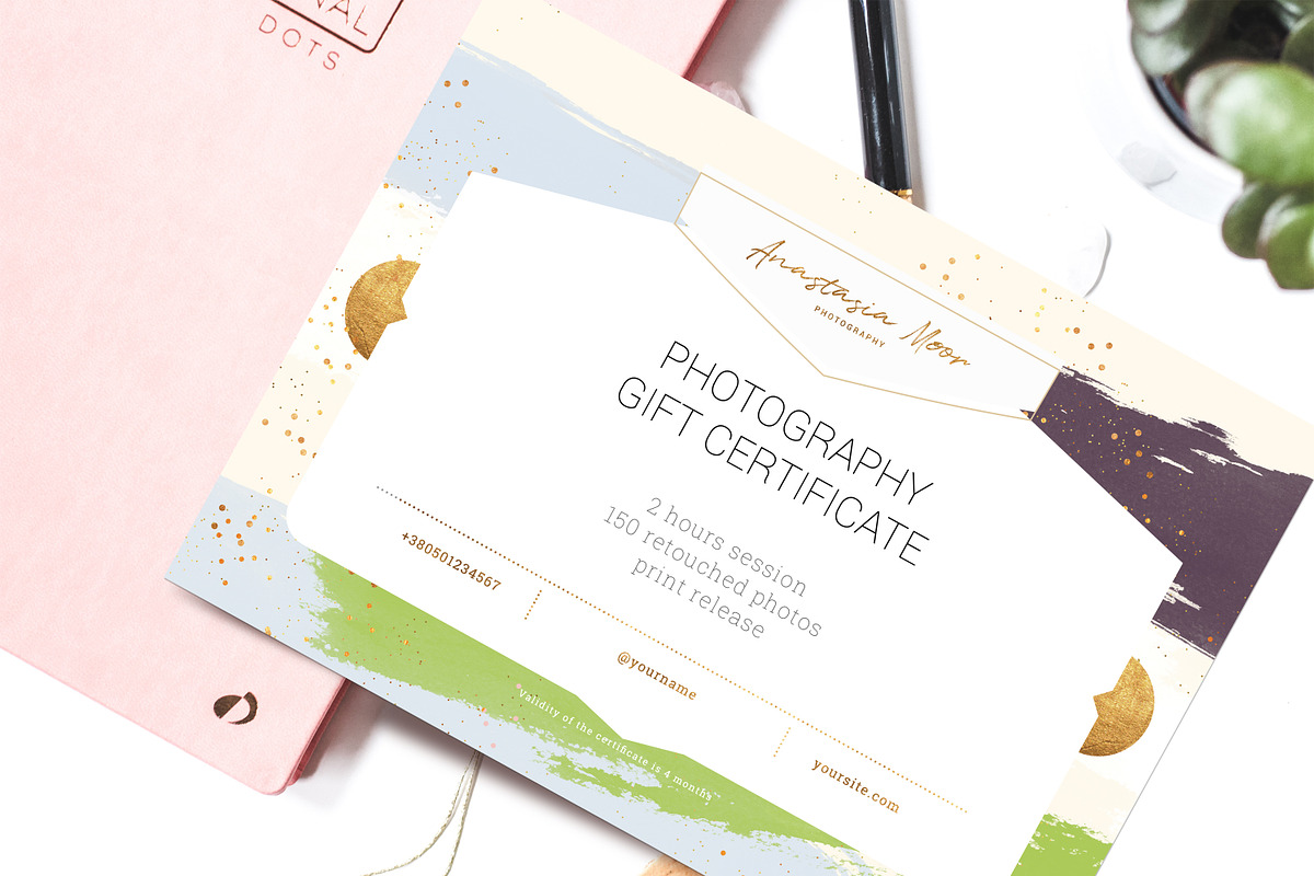 Gift Certificate Template / Aurora, a Card Template by ArealPro (Photo 1 of 4)