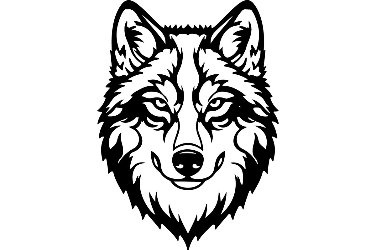 Premium Alpha Wolf Illustration, an Animal Illustration by Designer_Momina (Photo 11 of 18)