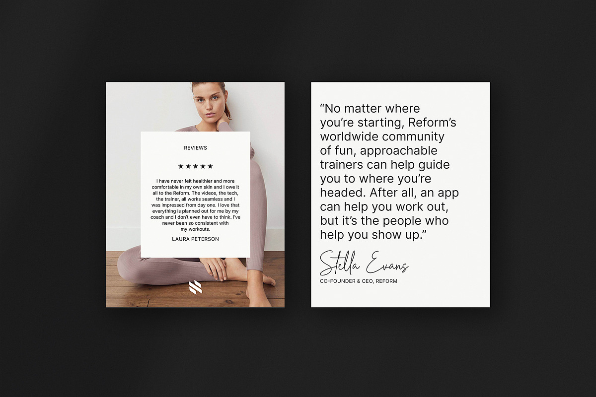 REFORM / Fitness Social Media Kit, a Social Media Template by Studio Dara (Photo 9 of 15)