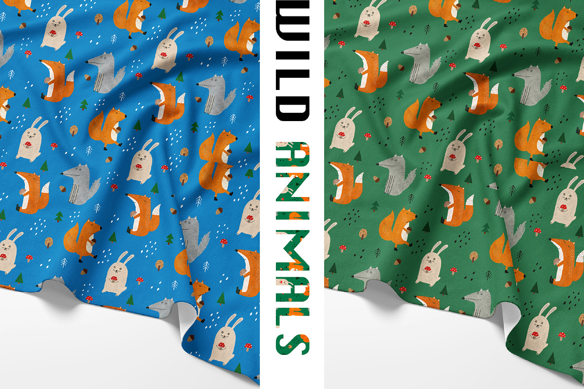 Wild Animals, a Pattern Graphic by Alona Savchuk (Photo 8 of 9)