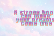 Dreamy glitter, a Sans Serif Font by Rashdrawn (Thumbnail 7 of 7)