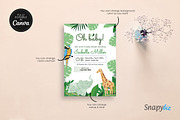 Safari Baby Shower Invitation Temp, an Invitation Template by Snapybiz (Thumbnail 8 of 9)