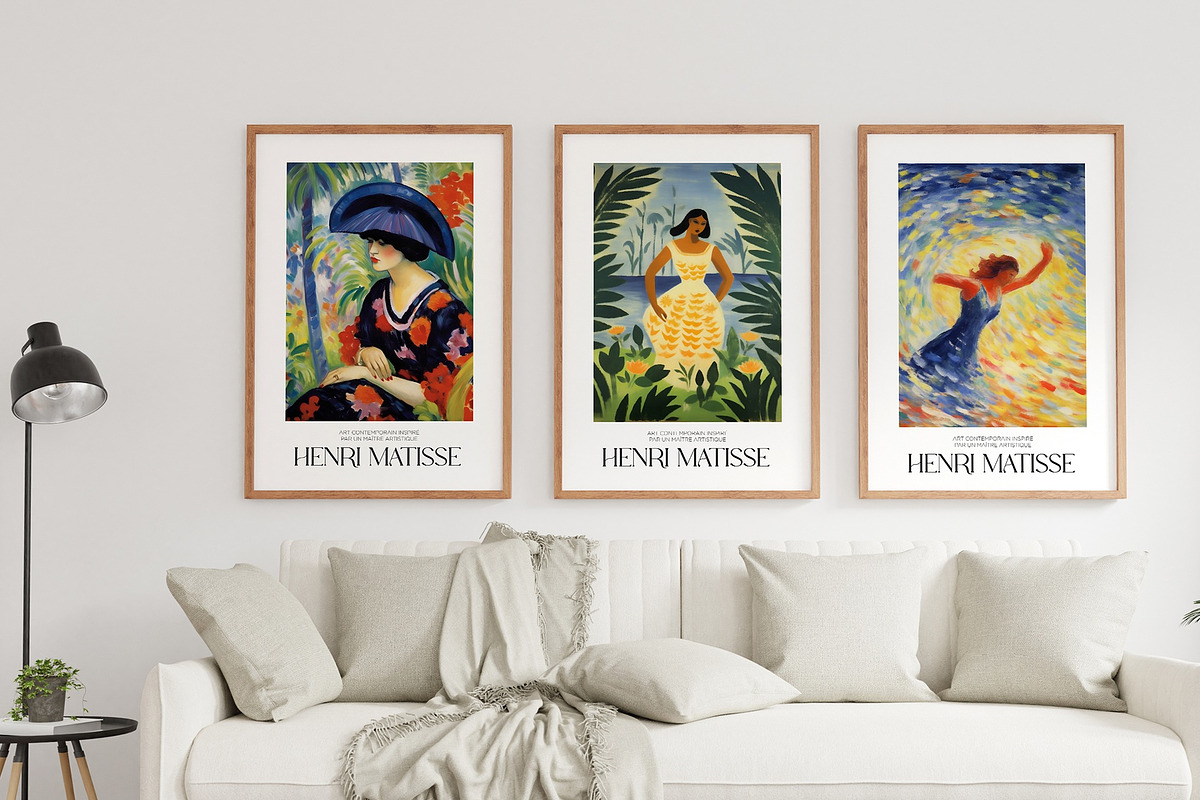 Matisse Inspired Modern Art Poster, a Decorative Illustration by Vibrand Studio (Photo 4 of 12)